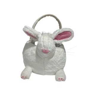Spritz Easter Bunny Plush Basket EUC